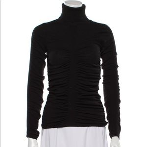 Dolce & Gabbana Wool Feel Black Turtleneck Sweater